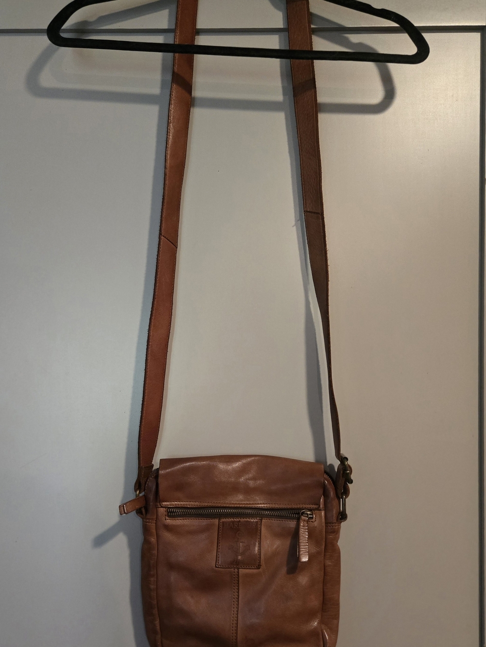 Harbour 2nd Marlies cognac leather crossbody bag - Picture 2 of 4